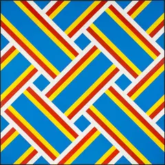 Ian Scott, Lattice No. 52, acrylic on canvas