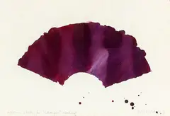 Watercolour Study for ‘Changes’ etching by Gretchen Albrecht, watercolour, sold Sep 2015