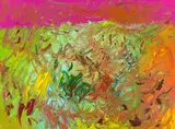 Untitled by Jeffrey Harris, waterbased liquidtex on paper, sold Sep 2015