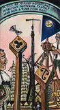 Nigel Brown, A City of Clumsy Aspirations, digital print and mixed media