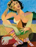 Ian Kingstone, Mon Desir Daze, oil on board