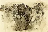 Roy Dalgarno, Untitled, ink and wash