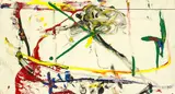 Allen Maddox, Untitled, oil on canvas fragment