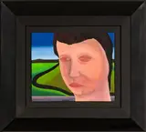 Jeffrey Harris, Head in Landscape (Spring)