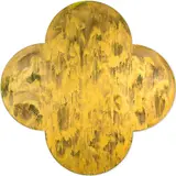 Max Gimblett, Island, metallic pigments and acrylic polymer on canvas