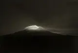 Laurence Aberhart, Taranaki from Oeo Road under Moonlight