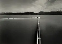 Wayne Barrar, Barrier, Lake Ruataniwha, selenium toned gelatin silver print