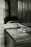 Gordon H. Brown, Motel Unit 2, Dunedin, September 1987: Glass on Glass Reflected, gelatin silver print