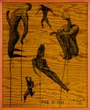 Pack of Five 11 by Bill Hammond, acrylic on plywood, offered Aug 2015