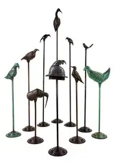 Greer Twiss, Edible History, lead and copper together with sound component, ten parts (1992)