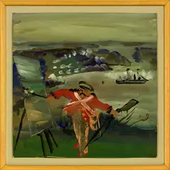 Julian Hooper, Untitled, acrylic on paper