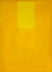 Yellow: Series Zero by Ralph Hotere, acrylic on canvas, sold Jun 2015