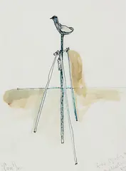 Untitled by Greer Twiss, ink and watercolour on paper, sold Jun 2015