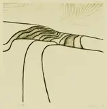 Marilynn Webb, Bluff 2, linocut, 2/20