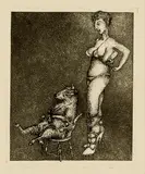 Barry Cleavin, A Small Bull Being Tormented By A Lady