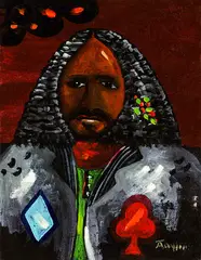 Te Morehu by Alan Taylor, acrylic on canvasboard, sold Jun 2015