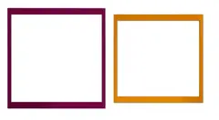 Image-Object (Magenta/Yellow) by Stephen Bambury, acrylic on canvas, diptych, offered Apr 2015