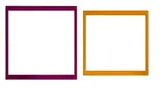 Stephen Bambury, Image-Object (Magenta/Yellow), acrylic on canvas, diptych