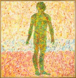 Pat Hanly, Who AM I?, oil on canvas