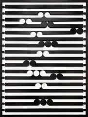 Michael Parekōwhai, Tu Rama Ra, powder-coated steel