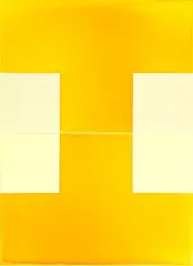 Necessary Correction VII by Stephen Bambury, acrylic and resin on two aluminium panels, sold Apr 2015