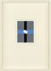 Untitled by Gordon Walters, gouache on paper, sold Apr 2015