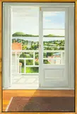 Peter Siddell, Doorway, oil on board