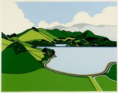 Hooper’s Inlet by Robin White, silkscreen print, 41/50, sold Mar 2015