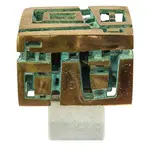 Guy Ngan, Habitation, cast bronze on marble base