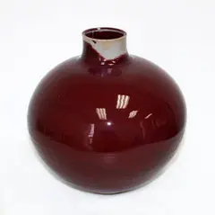 Campbell Hegan, Large ovoid vase, with sang du boeuf type glaze