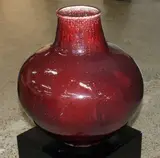 Nicholas Brandon, Large floor vase, with copper red glaze