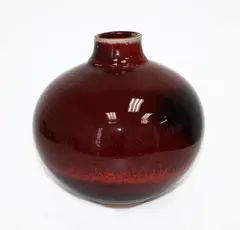 Campbell Hegan, Large ovoid vase, with sang du boeuf type glaze