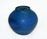 Graeme Storm, with barium blue glaze
