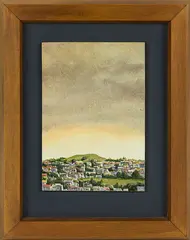 Untitled by Peter Siddell, acrylic on hardboard, sold Feb 2015