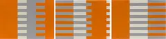 Simon McIntyre, Opening Credits III, acrylic on canvas, triptych