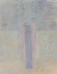 Dorothy Law, Shroud, oil and gesso on board