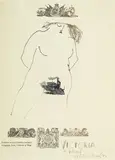 Ralph Hotere, Victoria: A Portrait, lithograph
