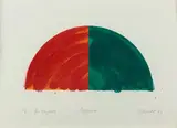 Gretchen Albrecht, Response, colour lithograph, 1/45