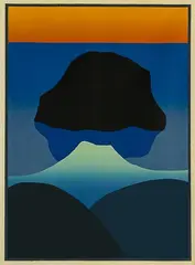 Untitled by Michael Smither, screenprint, sold Feb 2015