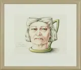 Mary McIntyre, Self Portrait as a Doulton Mug
