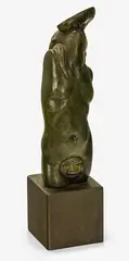 The Egyptian Goddess (Night) by Terry Stringer, cast bronze, 3/5, sold Feb 2015