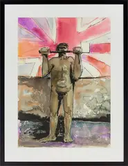 Untitled (together with) Reclining Nude by Denis Knight Turner, ink and watercolour on paper; graphite on paper, sold Feb 2015