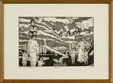 Jeffrey Harris, The Seventh Dream, etching, 27/40