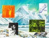 Winter thoughts, Aorangi by Ian Scott, acrylic on canvas, offered Feb 2015