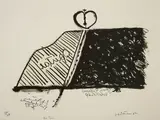 Ralph Hotere, Oputae, lithograph, 20/27