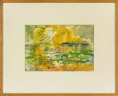 Untitled by Toss Woollaston, watercolour and gouache on paper, offered Feb 2015