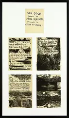 Van Gogh by Colin McCahon, four lithographs with original cover sheet, offered Feb 2015