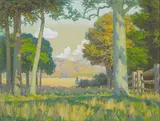 Marcus King, Untitled - Landscape, oil on canvas