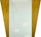 Patrick Pound, Charnier, graphite and acrylic on canvas and plywood