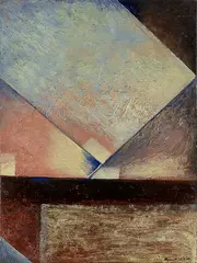 Colin McCahon, Gate, oil on canvas laid onto board